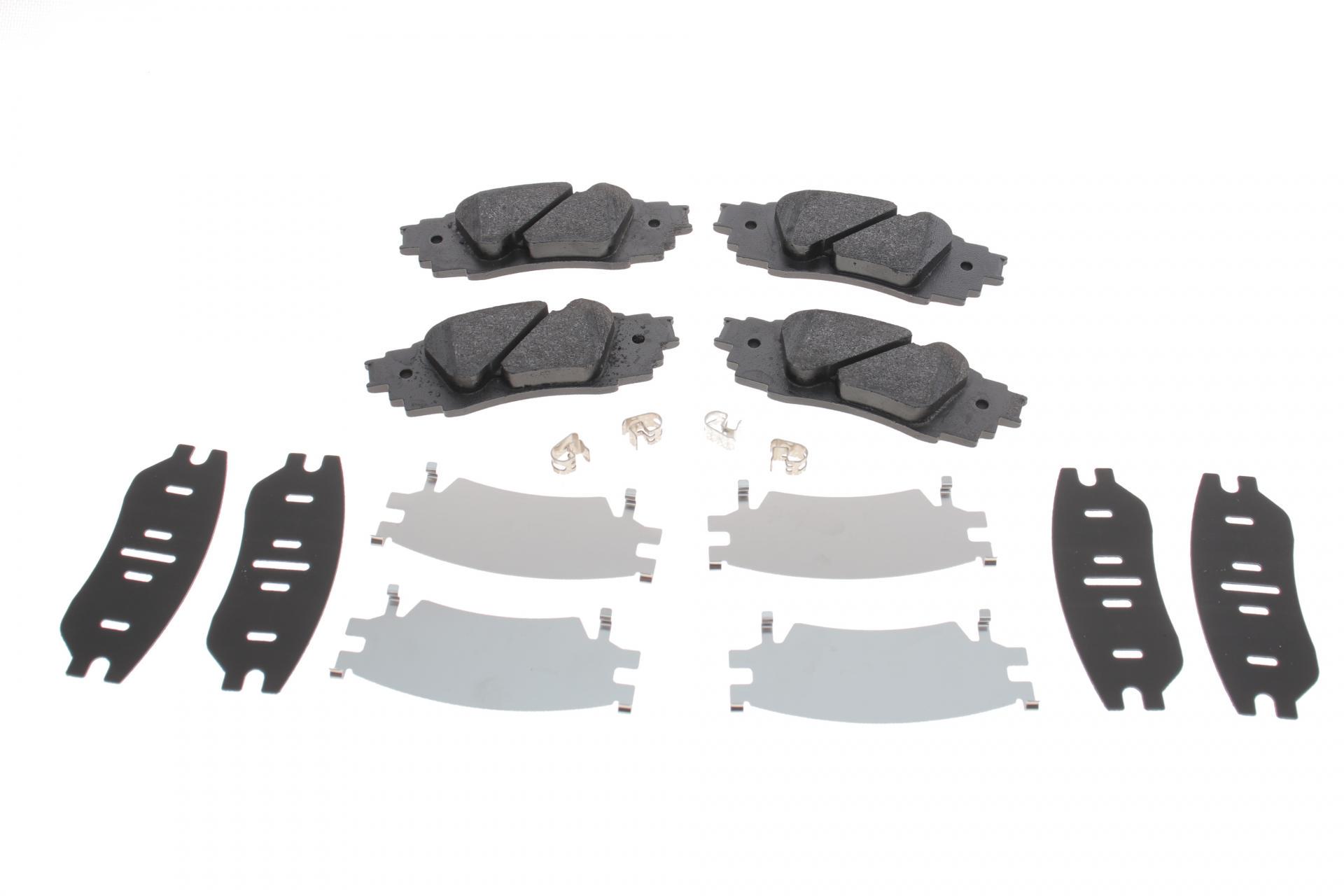 Колодки тормозные задние ZIMMERMANN для Toyota C-HR 16--/Rav4 18-/Lexus RX 15- Akebono (22434.145.1)