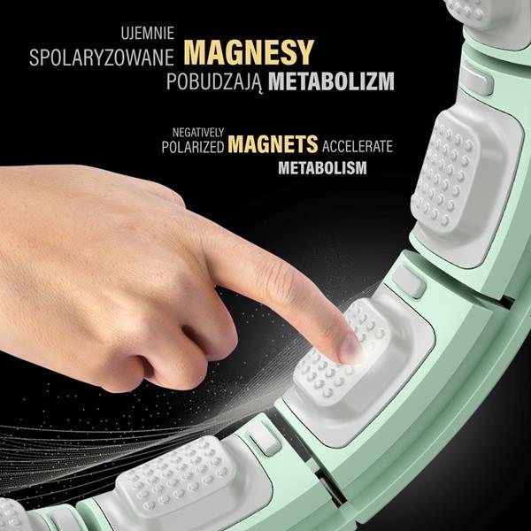 Обруч магнитный HMS HHM13 с весом и счетчиком Зеленый (416490) - фото 6 Обруч магнитный HMS HHM13 с весом и счетчиком Зеленый (416490) - фото 6