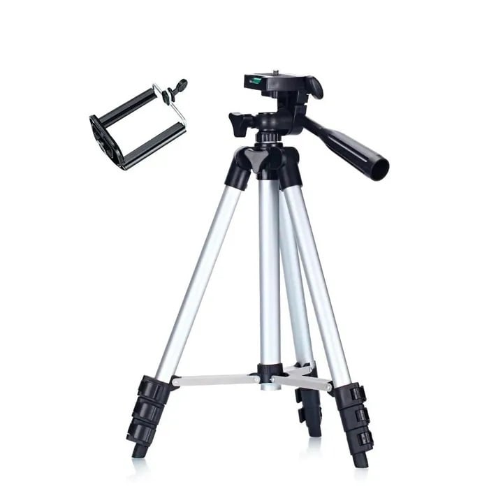 Штатив для телефона и фотоаппарата Tripod 3110 PRO 0,35-1,02 м Silver (tf3633) - фото 8