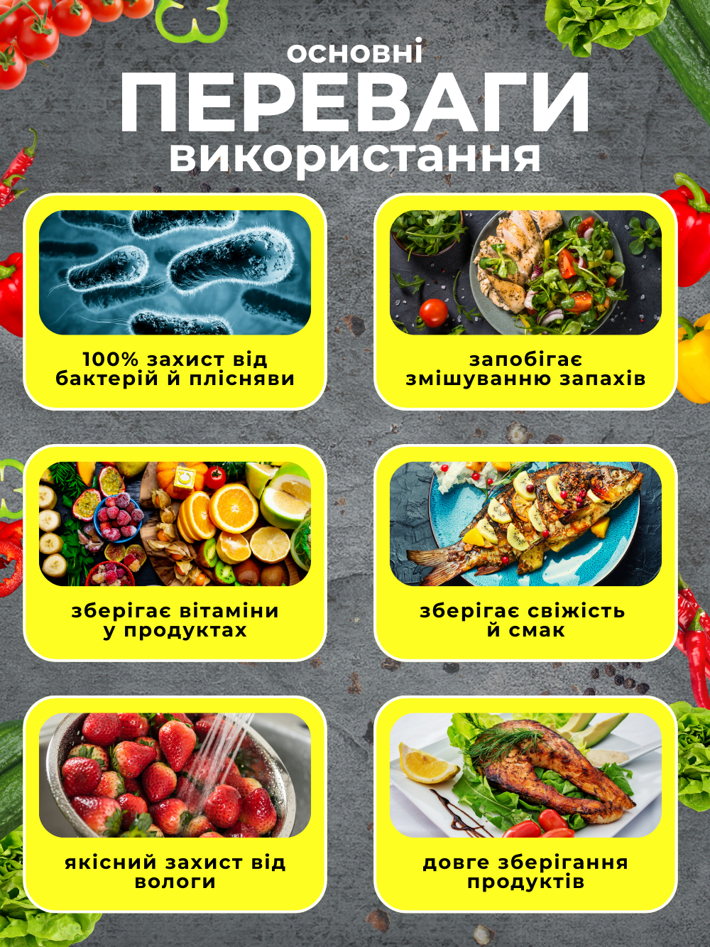 Вакууматор кухонный домашний Andowl Q-Z300X1 2в1 для упаковки и запайки пищевых продуктов Белый (13820355) - фото 8