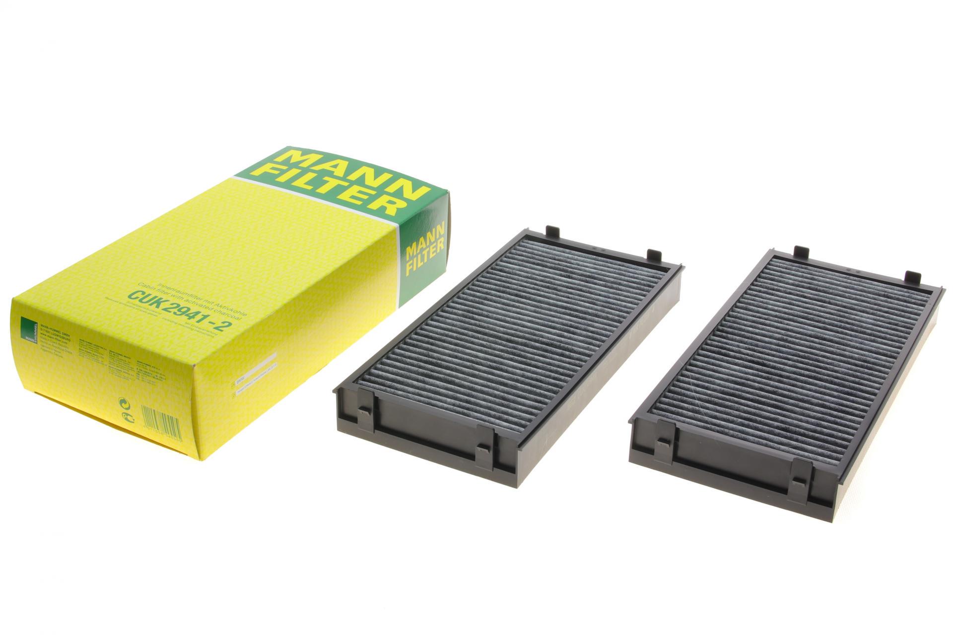 Фильтр салона Mann-Filter для BMW X5 E70/F15/X6 E71/E72 2,0-4,8 07- угольный 2 шт. (CUK 2941-2)