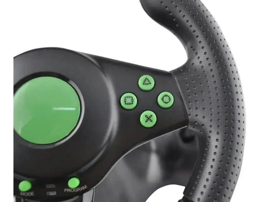 Игровой руль универсальный с педалями для ПК - фото 2