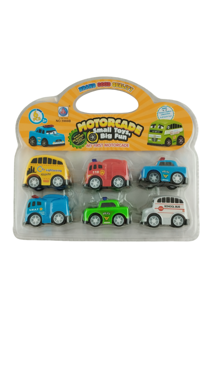 Набор машинок Motorcade 6 шт. (000013)