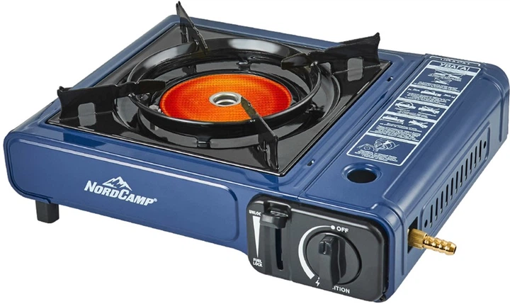 Плита газова туристична портативна NordCamp 1,75 кВт Infrared Dual fuel (NC10130)