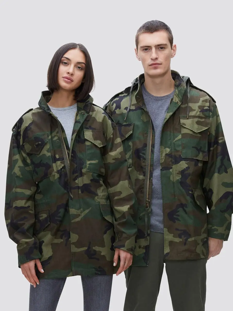 Куртка Alpha Industries M-65 Field Coat S Woodland Camo (MJM24000C1WS) - фото 4