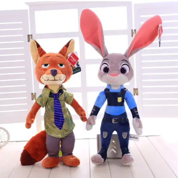 М'яка іграшка Джуді Хопс і Нік з мультика Зоотрополіс 40 см (ЗТР1) - фото 2 М'яка іграшка Джуді Хопс і Нік з мультика Зоотрополіс 40 см (ЗТР1) - фото 2