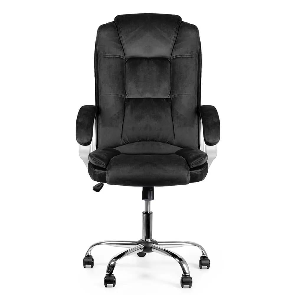 Кресло офисное эргономичное Barsky Soft Microfiber с боковой поддержкой Black (Soft-04)
