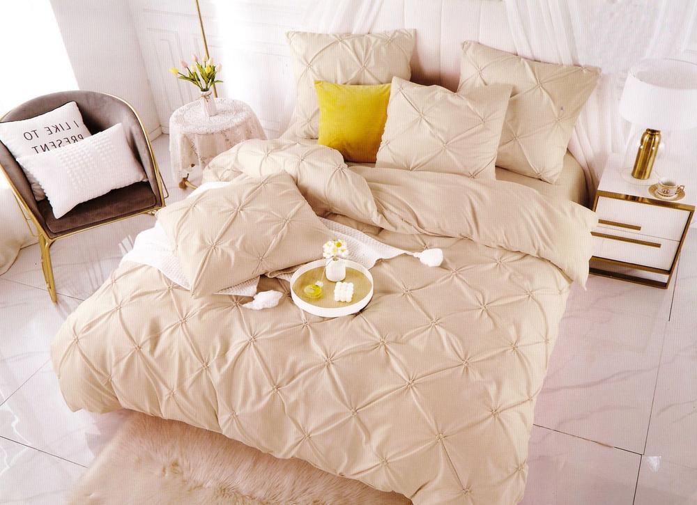 Комплект постельного белья Koloco сатин 06-259-2 Кофе с молоком (DR012858) Комплект постельного белья Koloco сатин 06-259-2 Кофе с молоком (DR012858)