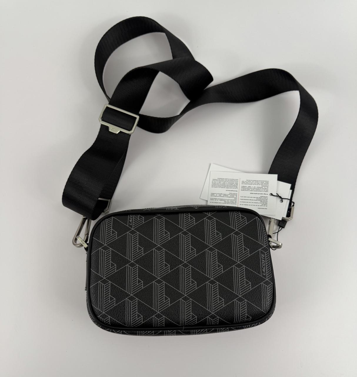 Сумка через плечо Lacoste crossbody monogram Черный - фото 6 Сумка через плечо Lacoste crossbody monogram Черный - фото 6