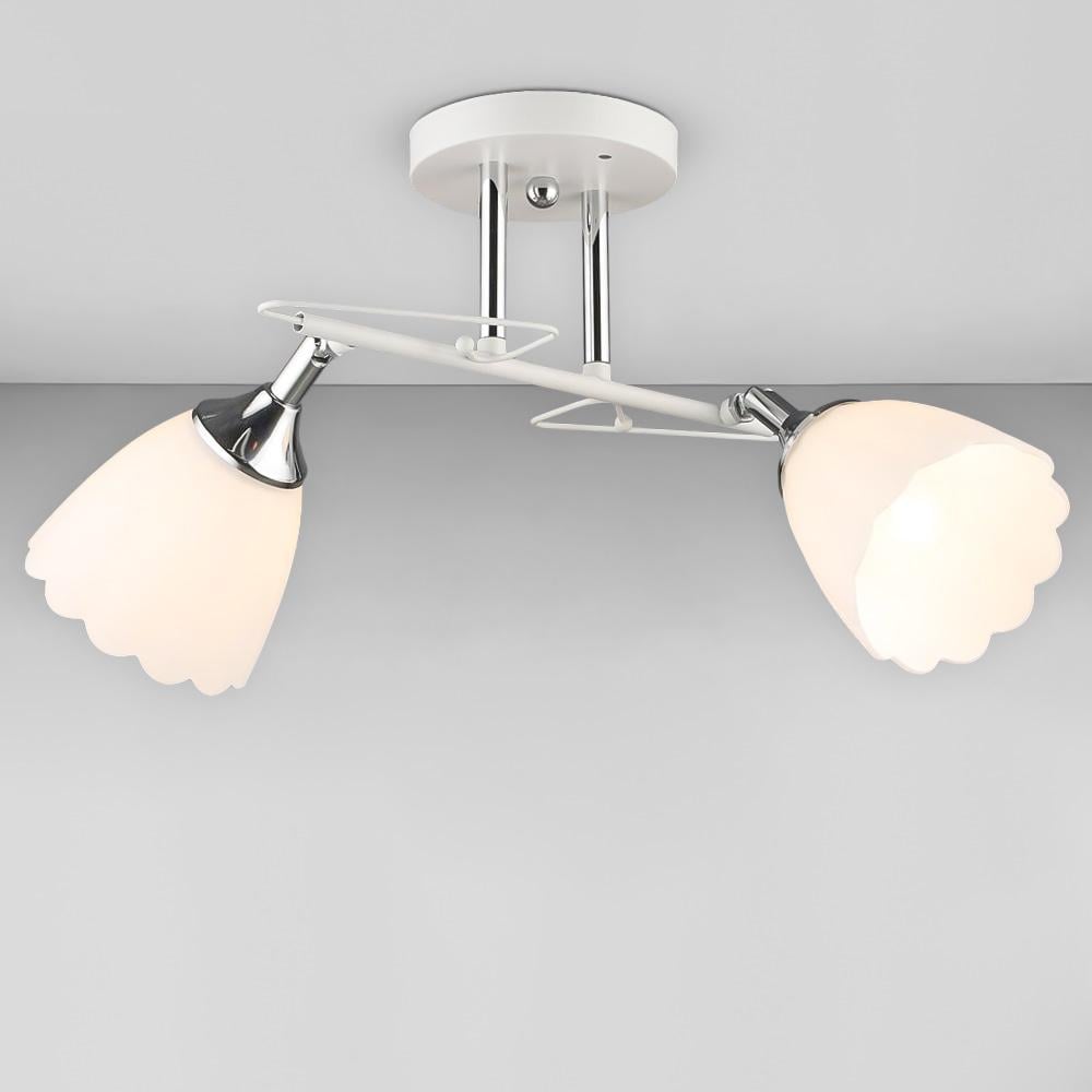 Люстра потолочная Light House SRS-20486/2 Белый/Хром