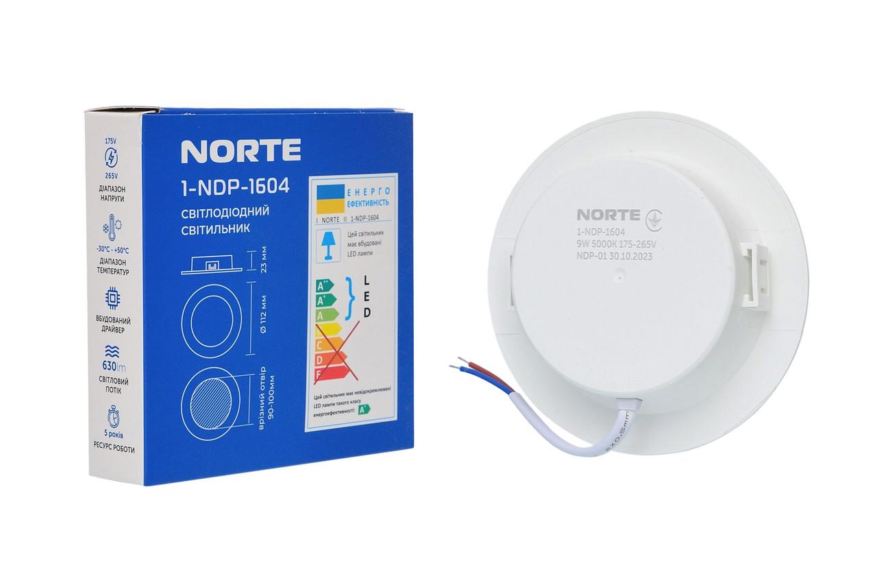 Точечный светильник NORTE Downlight 1-NDP-1604 5000K 9W ІР44 - фото 2