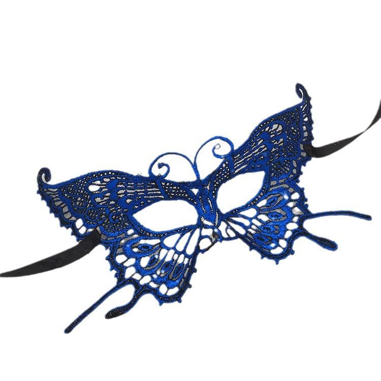 Маска карнавальная Бабочка One size Синий (410222/2)