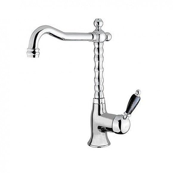 Смеситель для кухни Santan IMPERIAL Black 89CR5225 с боковой ручкой, ретро Смеситель для кухни Santan IMPERIAL Black 89CR5225 с боковой ручкой, ретро