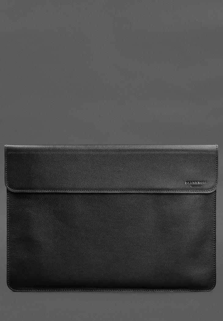 Чехол-конверт кожаный на магнитах для MacBook 15" Черный (A-027614) - фото 5 Чехол-конверт кожаный на магнитах для MacBook 15" Черный (A-027614) - фото 5