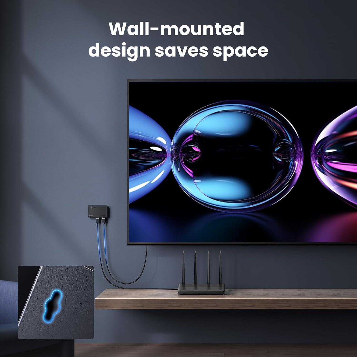 Комутатор мережевий Ugreen 5 портів RJ45 1000 мбіт/с Чорний (35492) - фото 2 Комутатор мережевий Ugreen 5 портів RJ45 1000 мбіт/с Чорний (35492) - фото 2