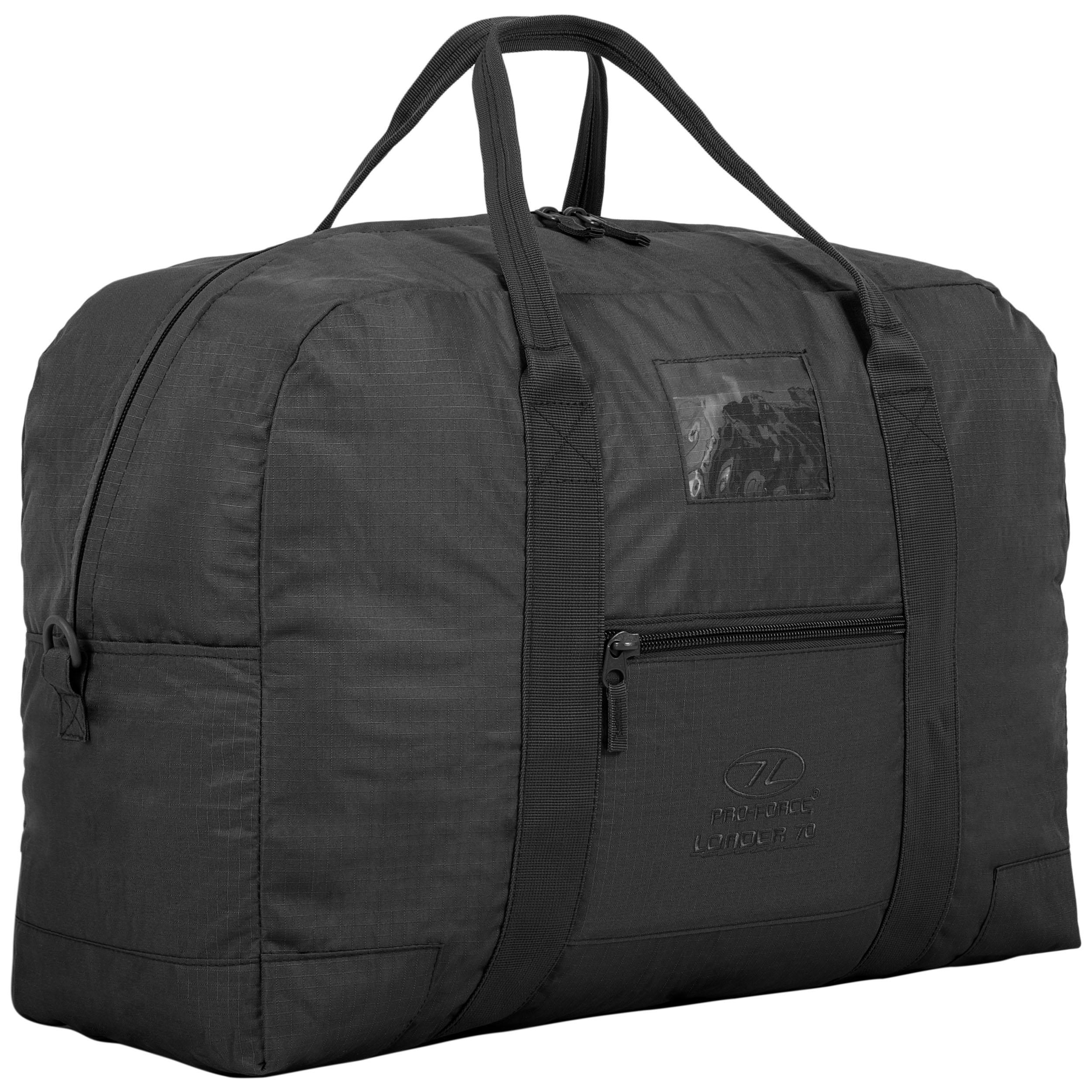 Сумка дорожная Highlander Lite Loader 70 Black (LR070-BK)