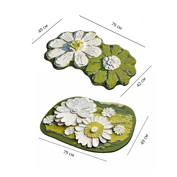 Килимок для ванної кімнати C00531-1 антиковзкий 3D квіти дві квітки - фото 7 Килимок для ванної кімнати C00531-1 антиковзкий 3D квіти дві квітки - фото 7