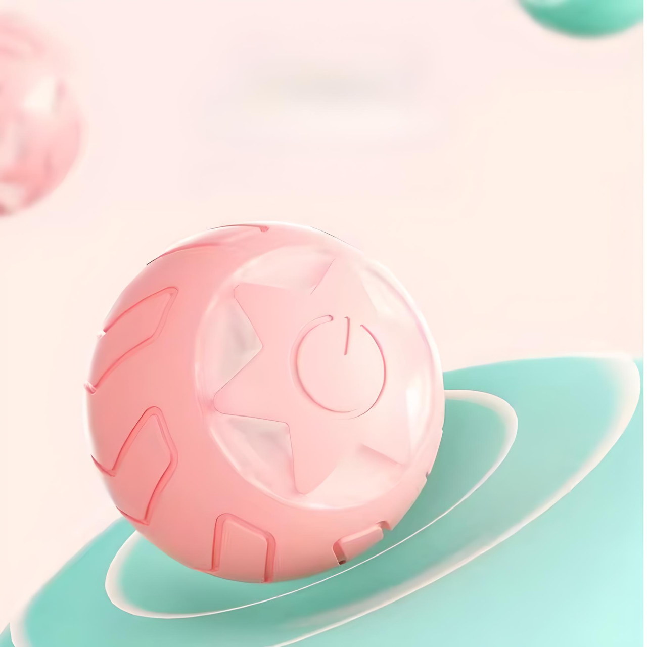 М'ячик кулька для котів USB smart зі світловою індикацією Rose (1920002721) - фото 2