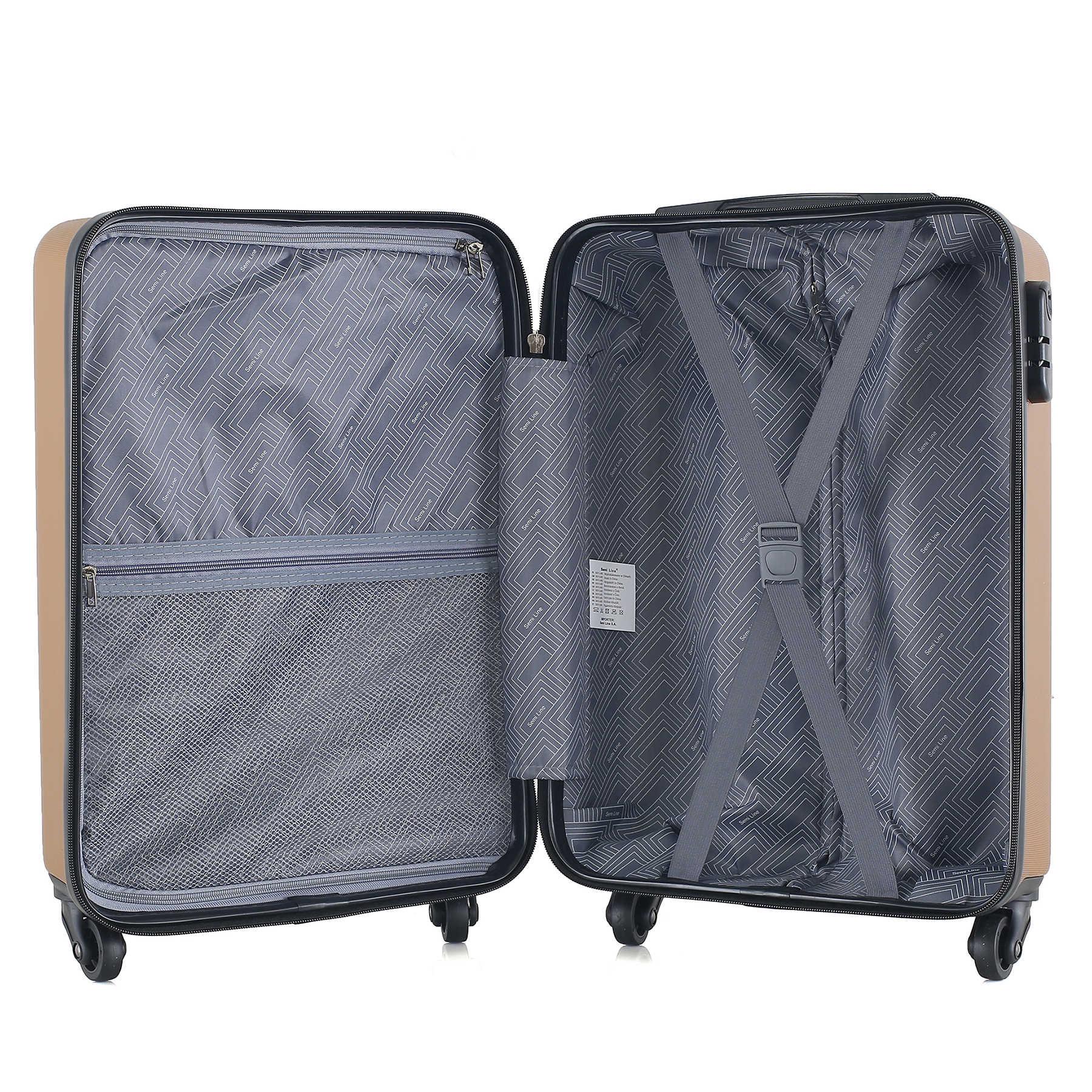 Валіза SEMI LINE 20" S Brown (T5693-1) - фото 5 Валіза SEMI LINE 20" S Brown (T5693-1) - фото 5