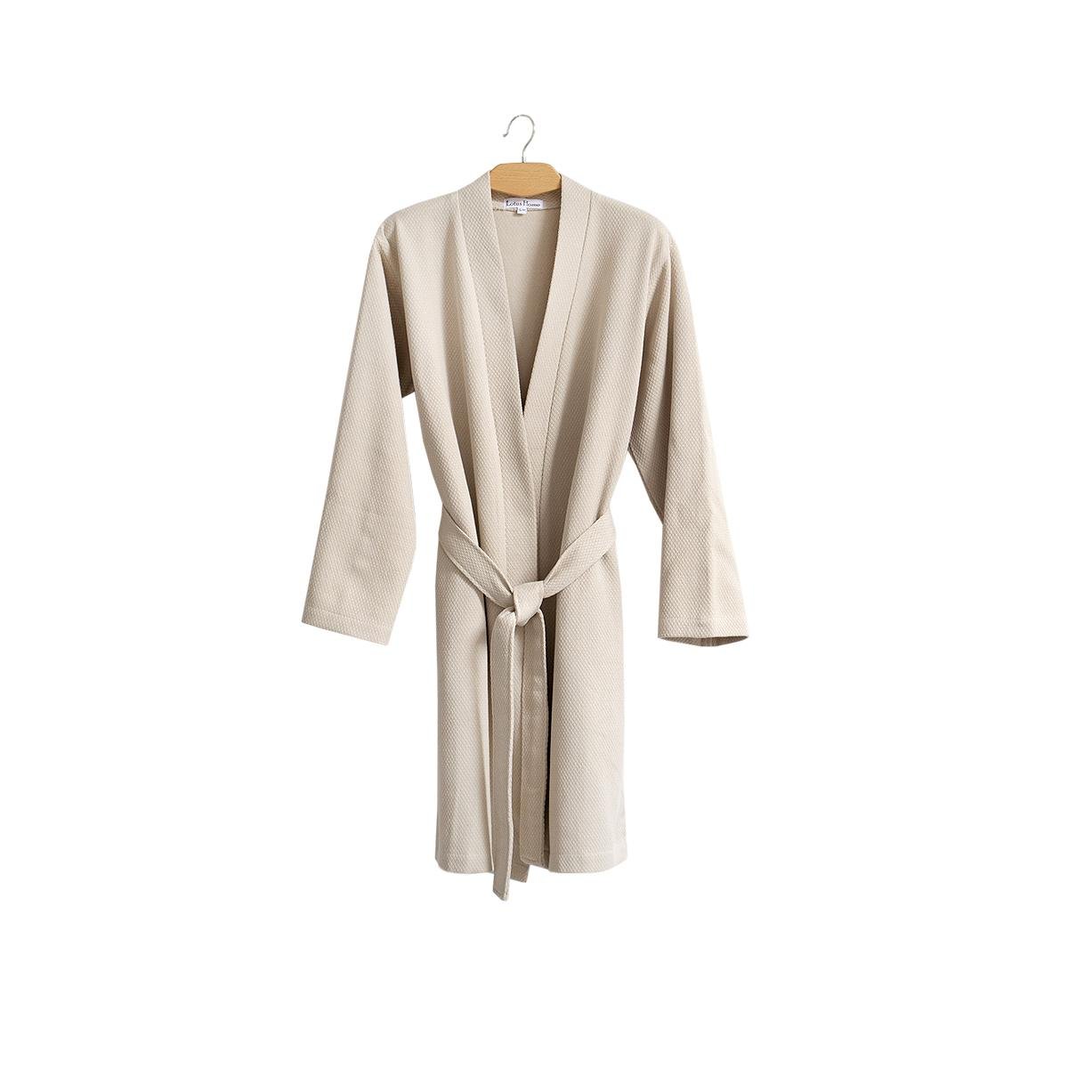 Халат-кимоно Lotus Home Samma L/XL Бежевый (26029349) - фото 8
