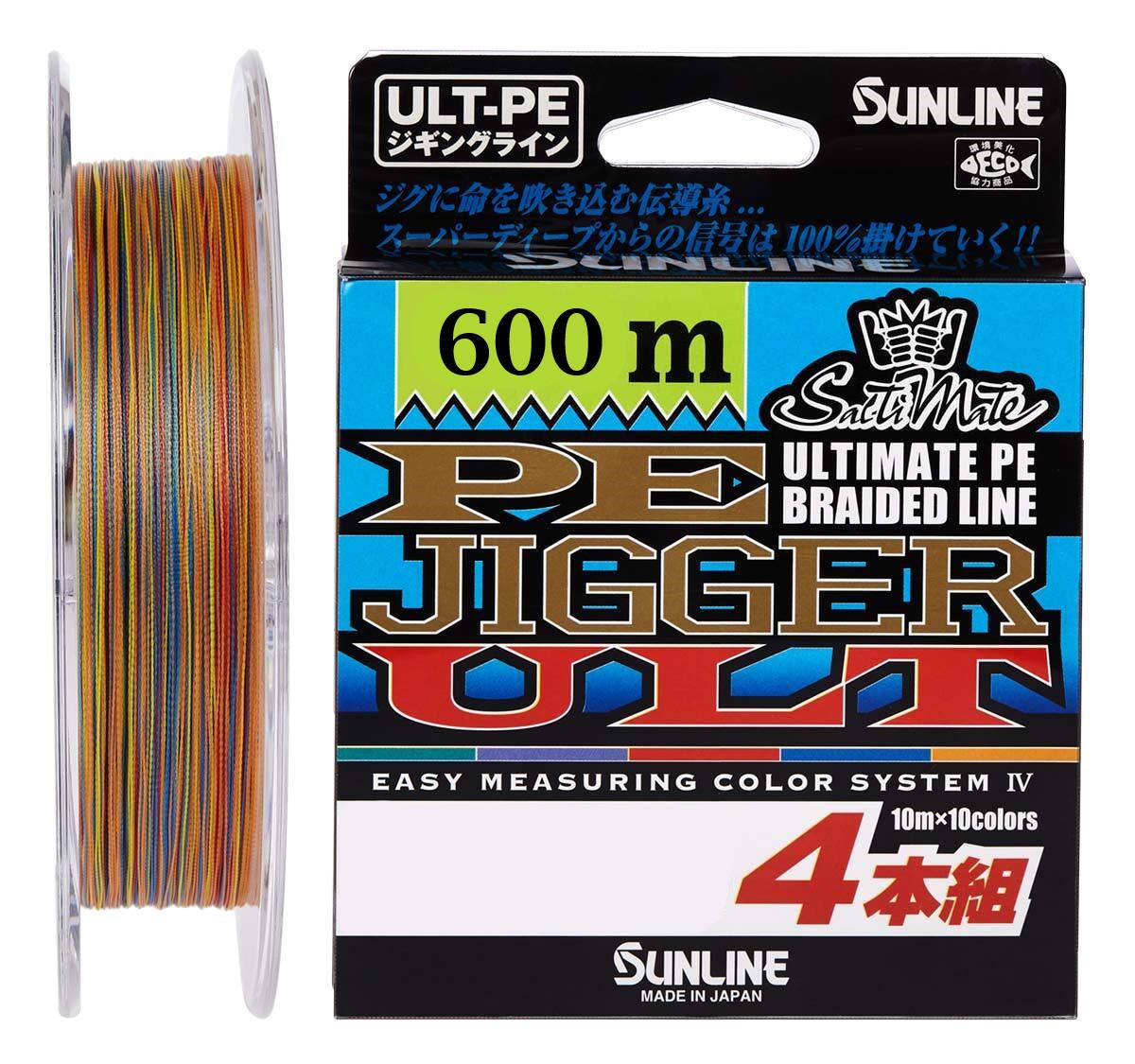 Шнур Sunline PE-Jigger ULT 600 м 0,225 мм 13 кг Multicolor (1013-1658.10.91)