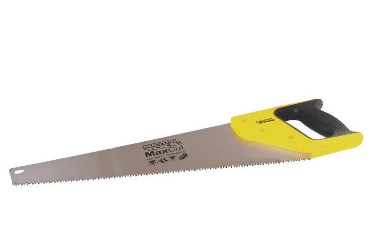 Ножівка столярна MasterTool 7TPI MAX CUT розжарений зуб 3-D заточування поліроване 400 мм (14-2140)