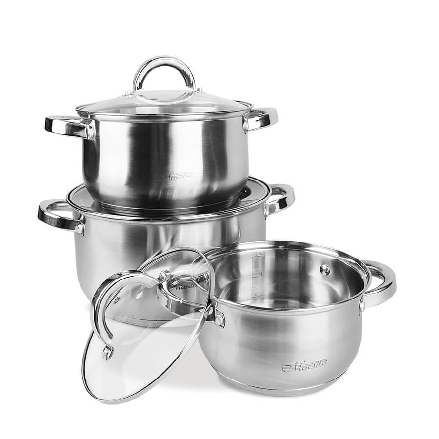 Набор кастрюль Maestro MR-2120-6L 6 шт. (20588)