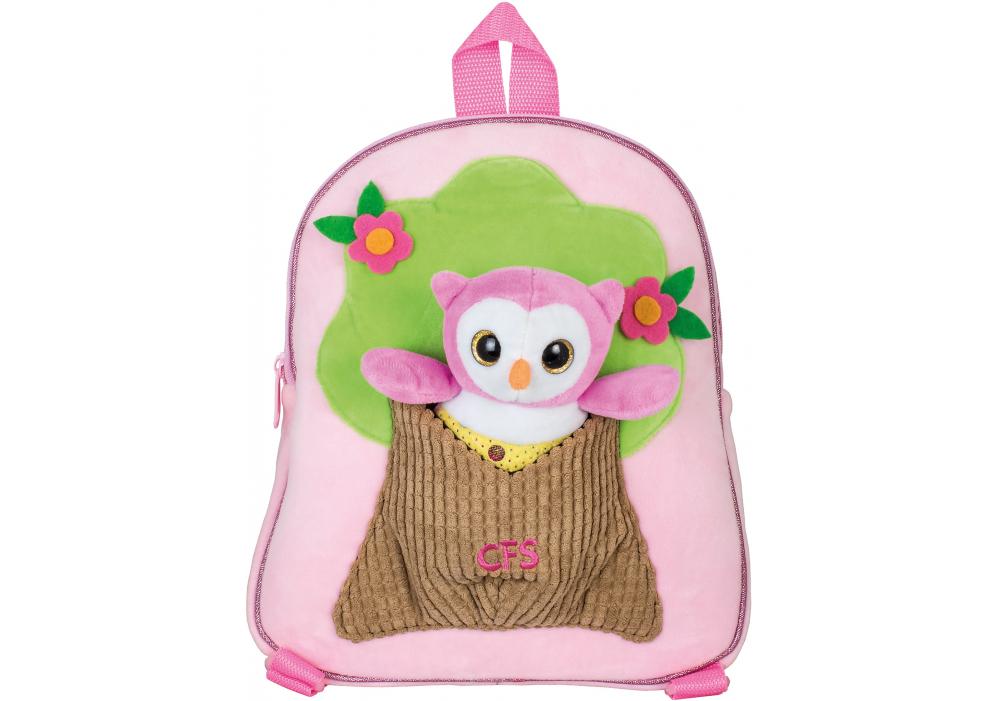 Рюкзак дошкільний Cool For School Owl 28х25х3 см 6-15 л Рожевий (CF86060) - фото 1