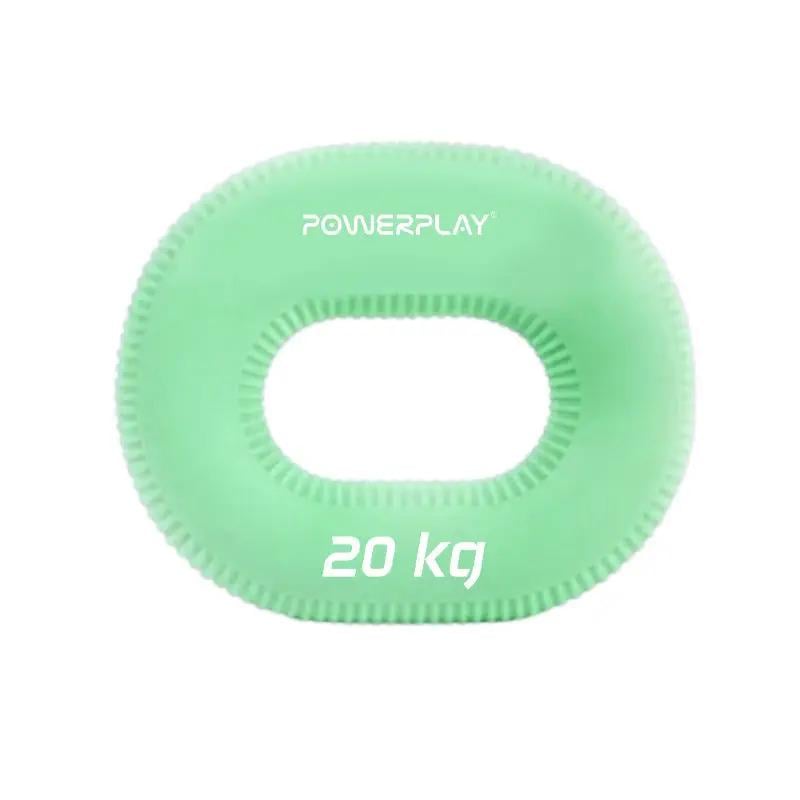 Эспандер кистевой силиконовый PowerPlay PP-4336 Hand Grip Medium 20 кг Зеленый