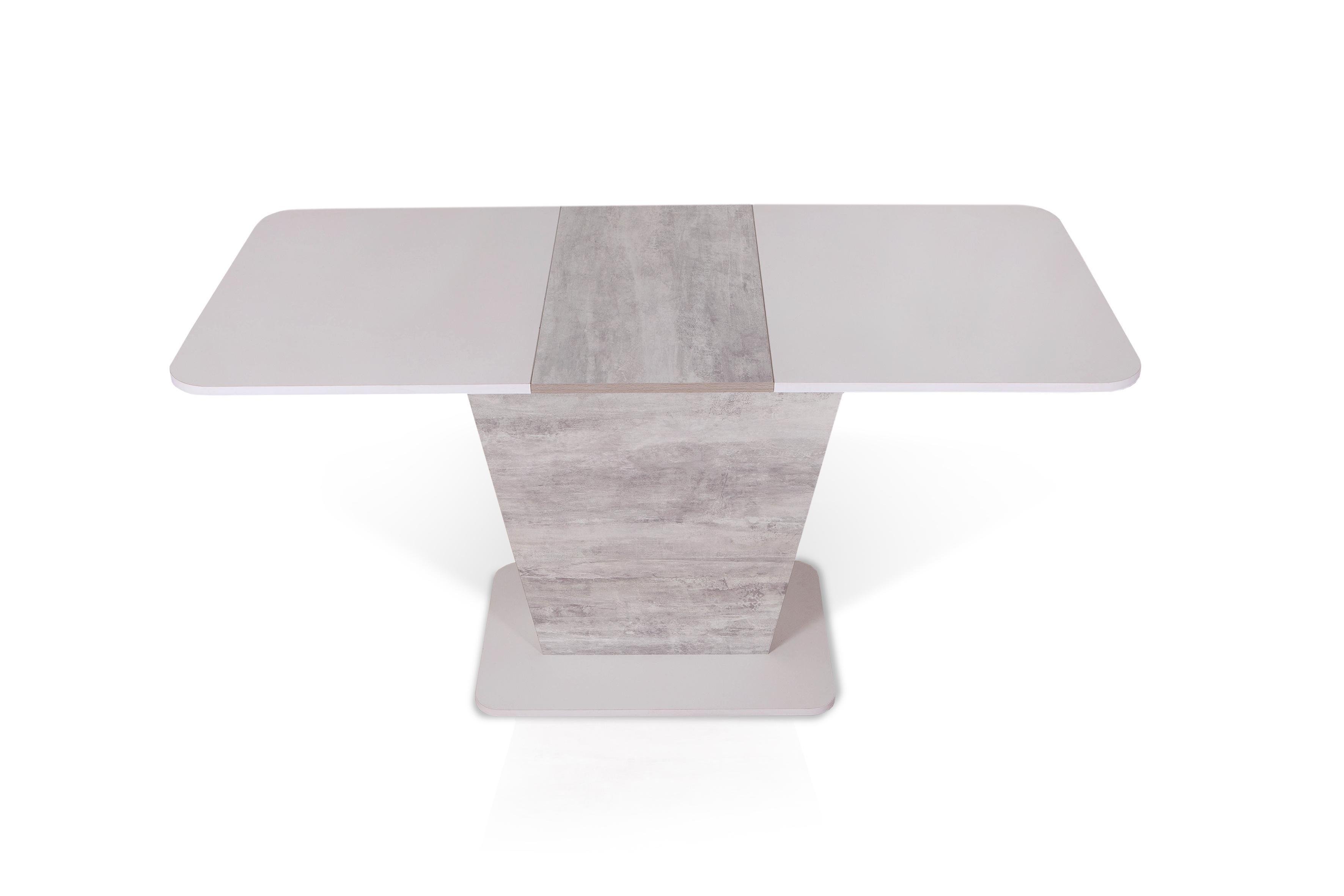 Обеденный стол Флеш Спарк 1100/1450х680х760 мм Белый/Урбан (GAА0051340) - фото 2