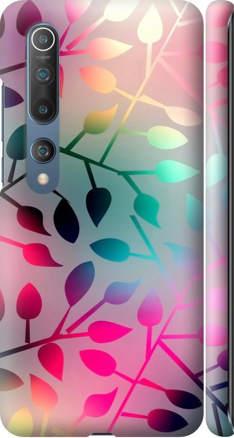 Чехол на Xiaomi Mi 10 Pro Листья (2235m-1870-42517)