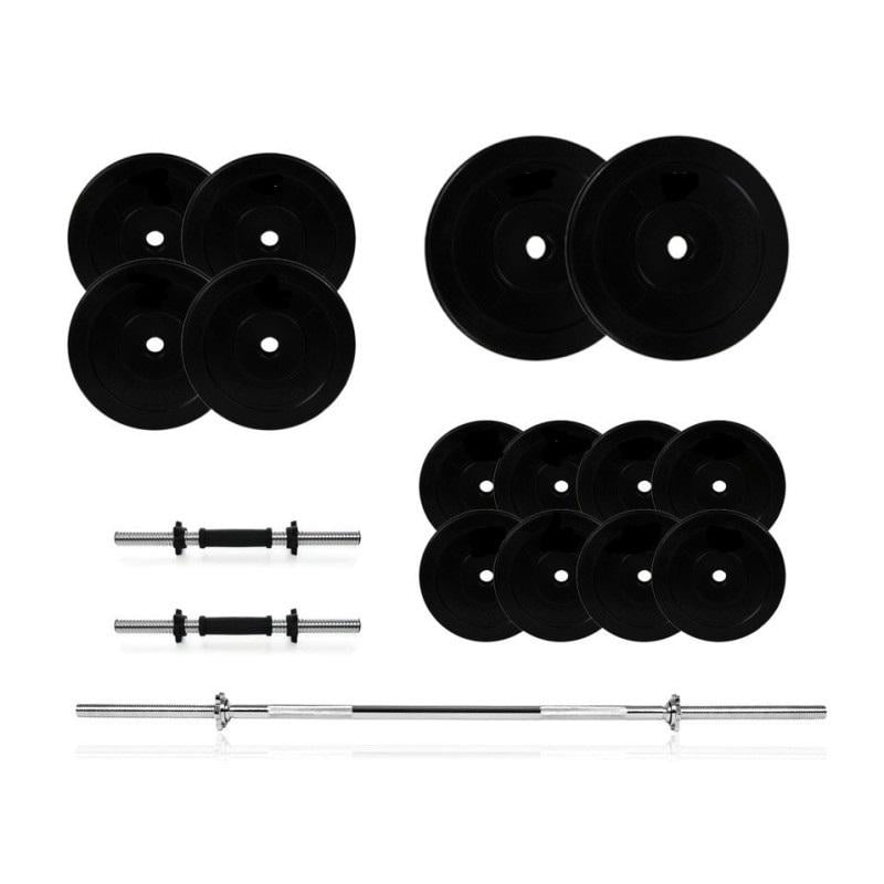 Штанга наборная/гантели NEO-SPORT Гриф прямой 1800х28 мм 71 кг