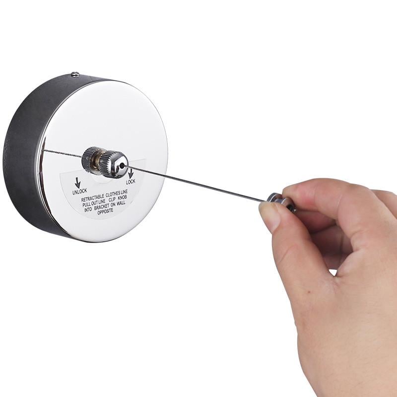 Веревка-трос бельевая Daxini DS-38 Steel вытяжная 3,8 м Хром (2855) - фото 4