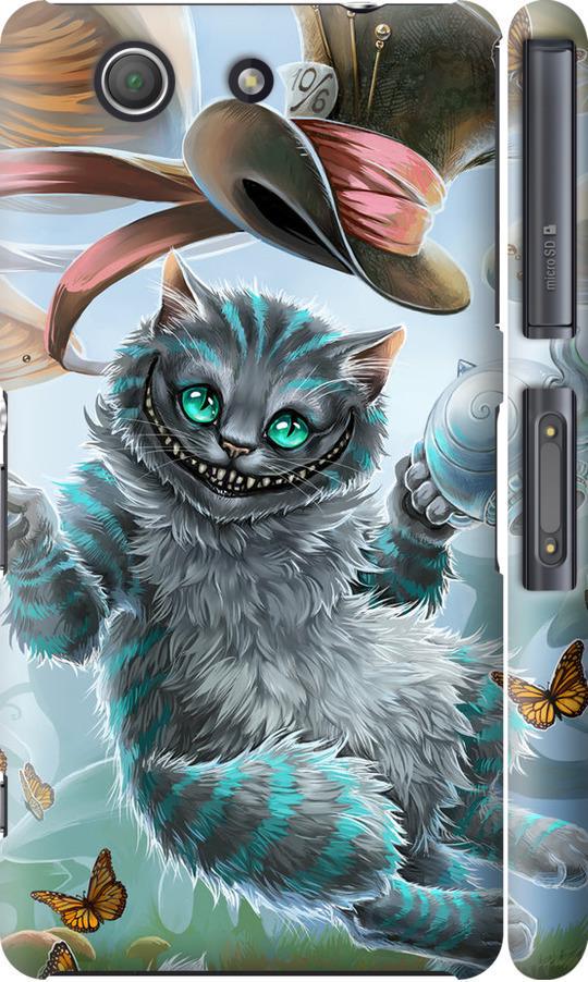 Чехол на Sony Xperia Z3 Compact D5803 Чеширский кот 2 (3993m-277-42517)