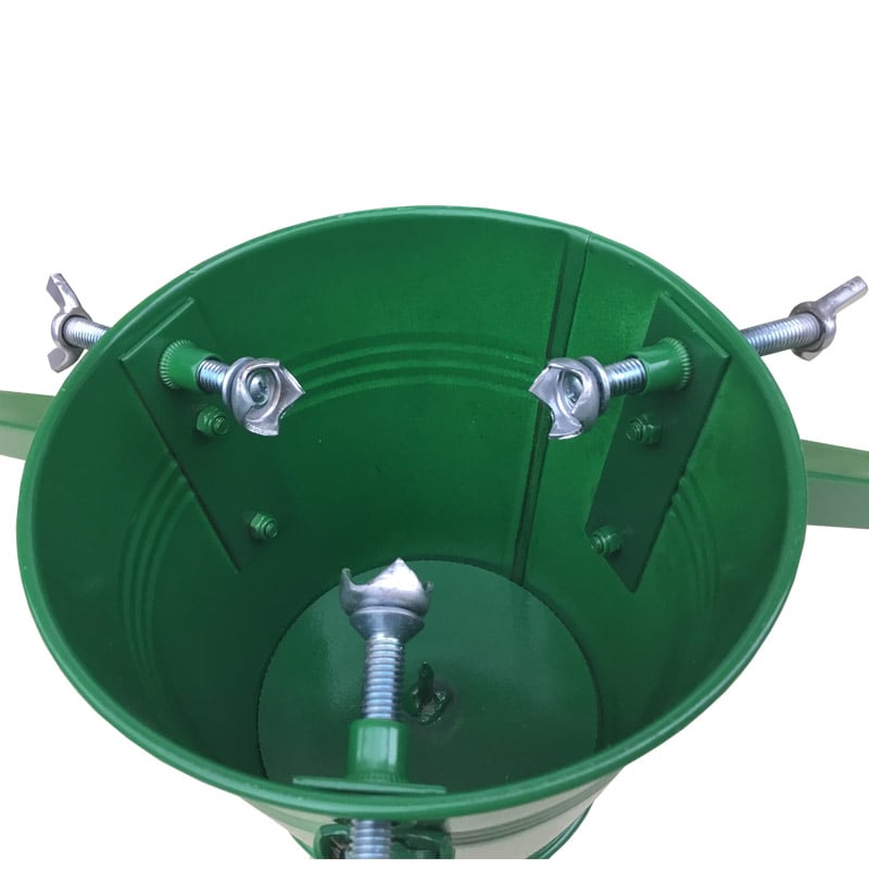 Підставка під ялинку відро металева складна «СПДЕ-3» Зелений - фото 5 Підставка під ялинку відро металева складна «СПДЕ-3» Зелений - фото 5