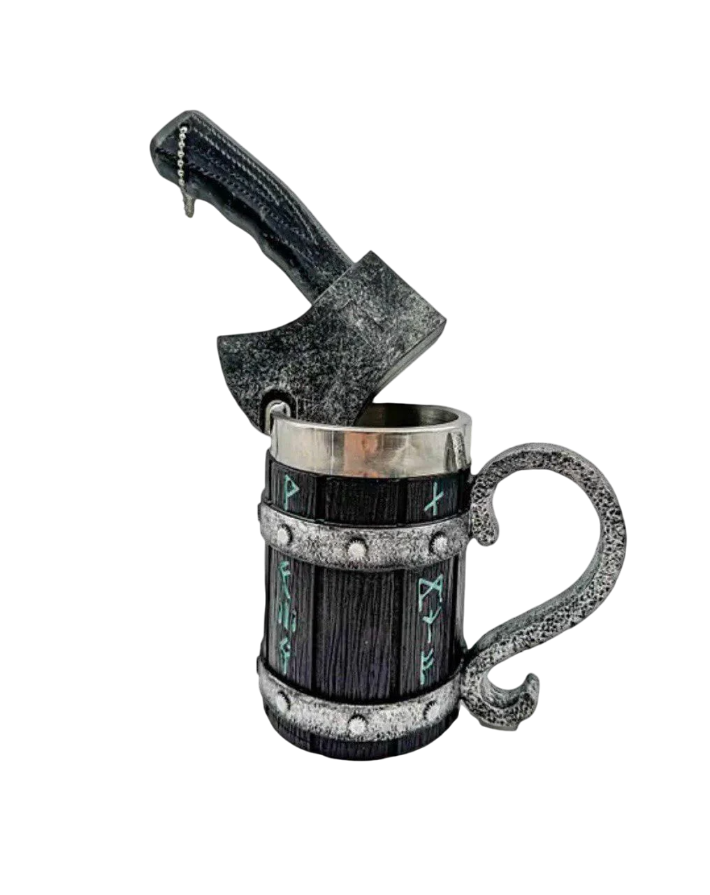 Кружка Руны Валькирии с открывалкой топора 500 мл