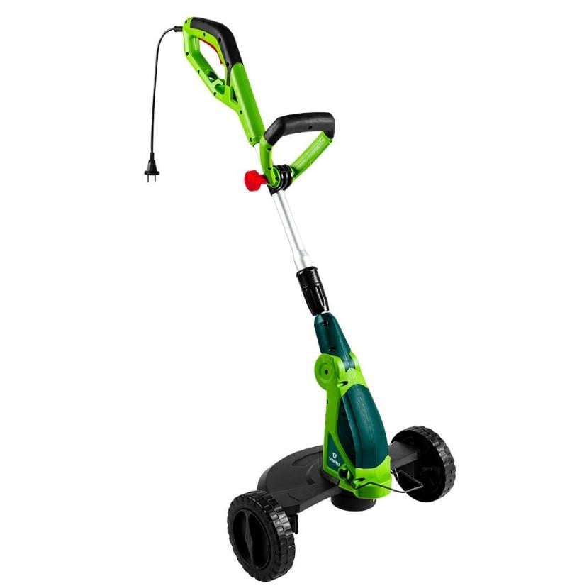 Триммер садовый Verto 550 Вт с колесами телескопическая ручка 32 см 4,24 кг (iz16751)