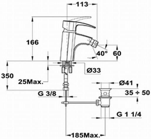 Смеситель для биде Teka VITA - фото 3 Смеситель для биде Teka VITA - фото 3
