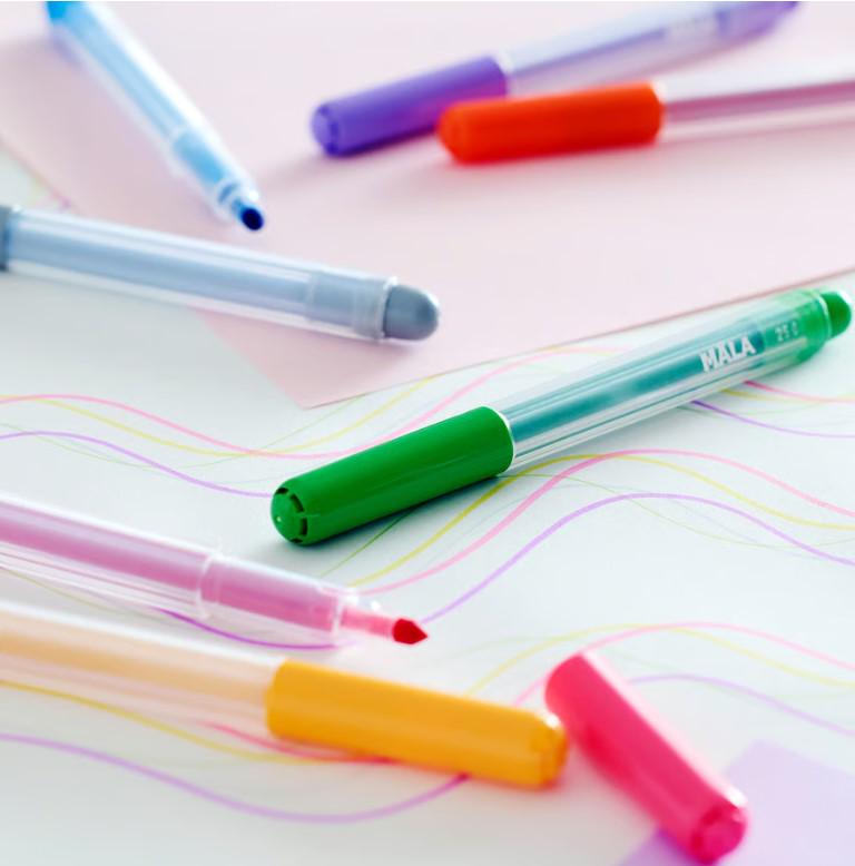 Набір фломастерів MÅLA 24 шт. Різнокольоровий (29466457) - фото 3 Набір фломастерів MÅLA 24 шт. Різнокольоровий (29466457) - фото 3