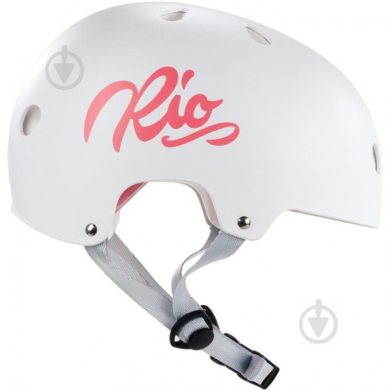 Шолом Rio Roller Script 57-59 matt White - фото 3