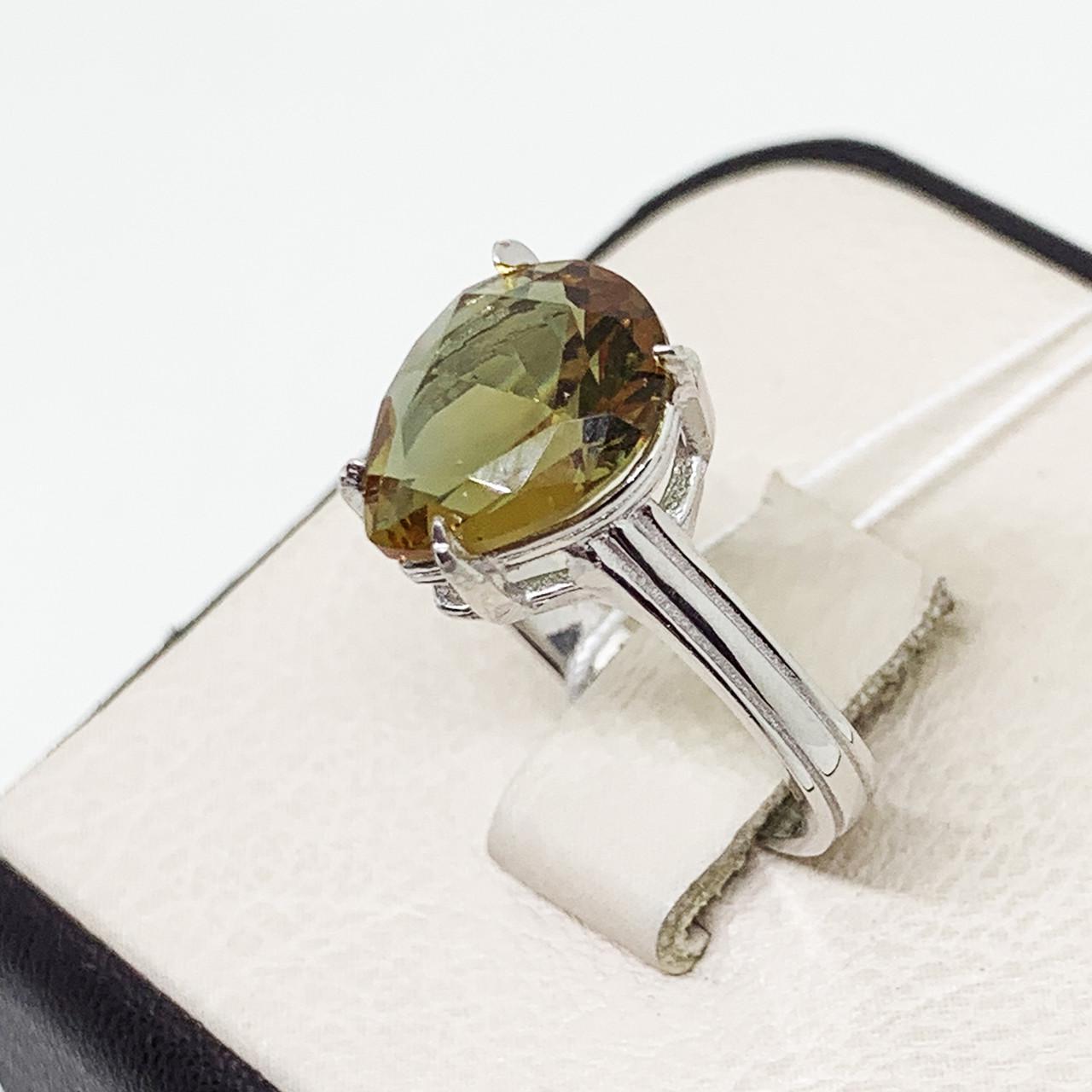 Кольцо серебряное с султанитом р. 17 4,02 г (1659469138)