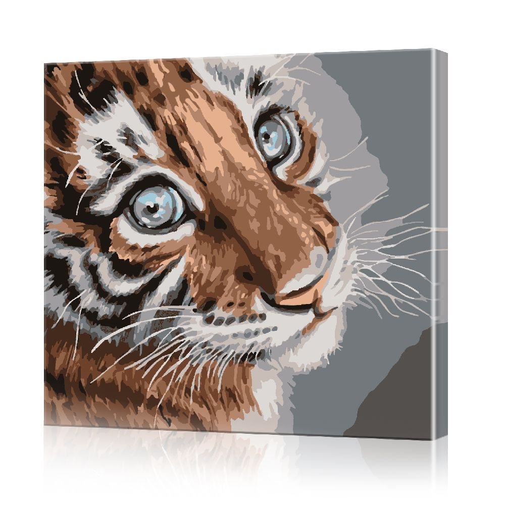 Картина по номерам ArtSale Тигренок PBN0009 30х30 см