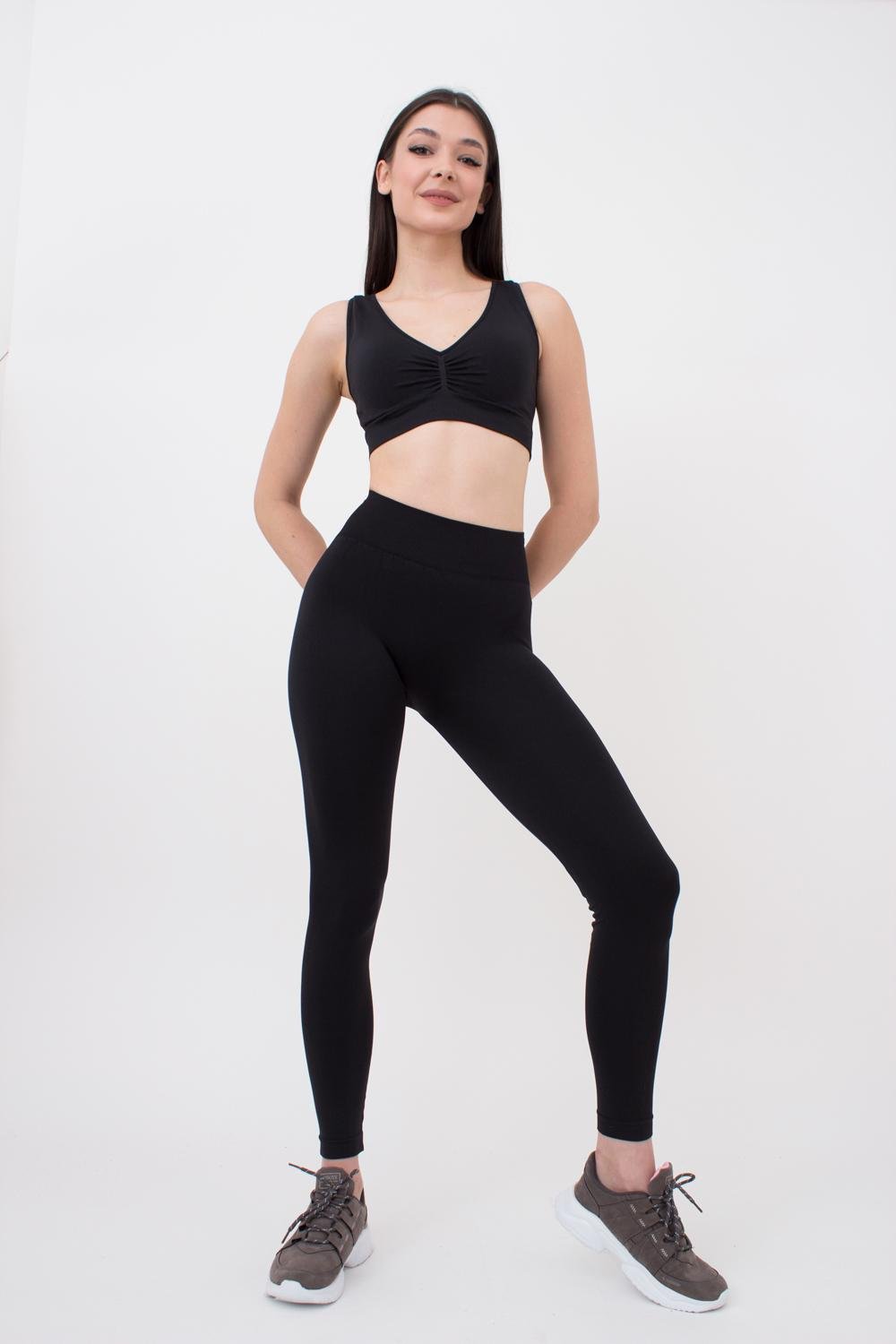 Легінси жіночі спортивні Giulia LEGGINGS SHAPE з моделюючим швом L/XL Black (4823116921948) - фото 3 Легінси жіночі спортивні Giulia LEGGINGS SHAPE з моделюючим швом L/XL Black (4823116921948) - фото 3