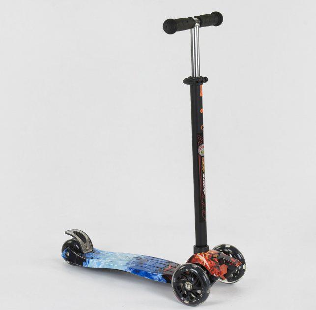 Самокат Best Scooter Maxi 779-1329 Черный/Голубой/Оранжевый (45928521) Самокат Best Scooter Maxi 779-1329 Черный/Голубой/Оранжевый (45928521)