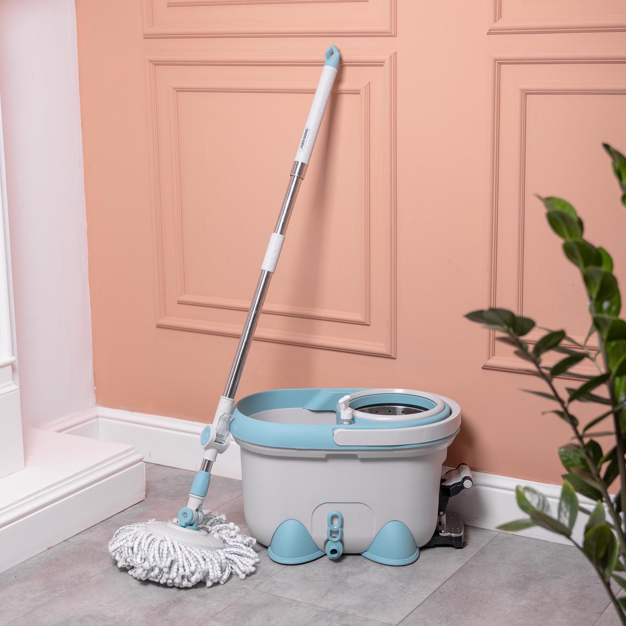 Комплект швабра с ведром и отжимом HP-35015-1 (A-035207) - фото 2 Комплект швабра с ведром и отжимом HP-35015-1 (A-035207) - фото 2