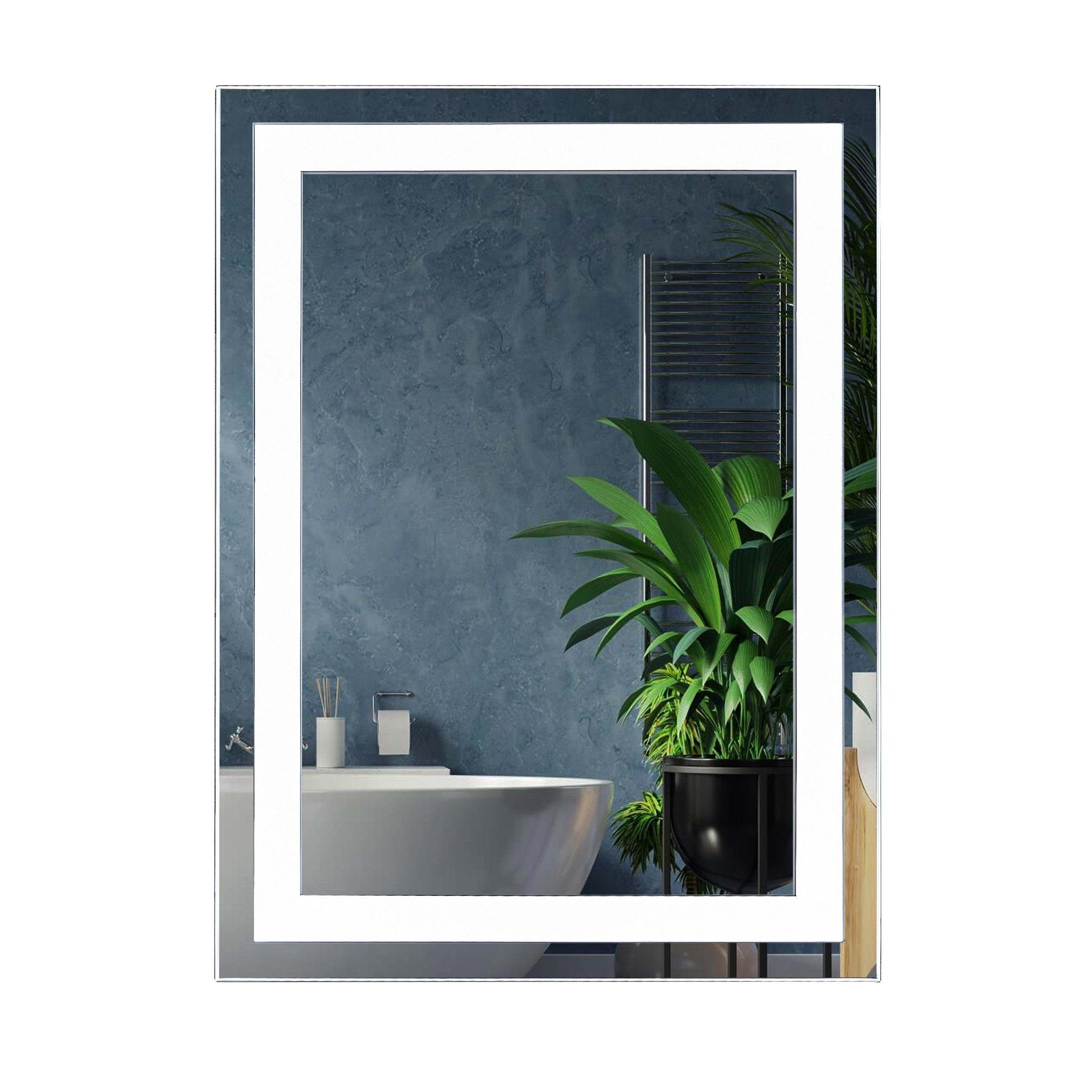 Зеркало UNIO MRR-01 SQR-AA-H 000027269 c LED подсветкой 80x70 см (175506)