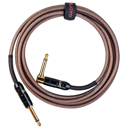 Кабель инструментальный Joyo CM-19 Jack 6,3 мм угловой 3 м Brown (125666)