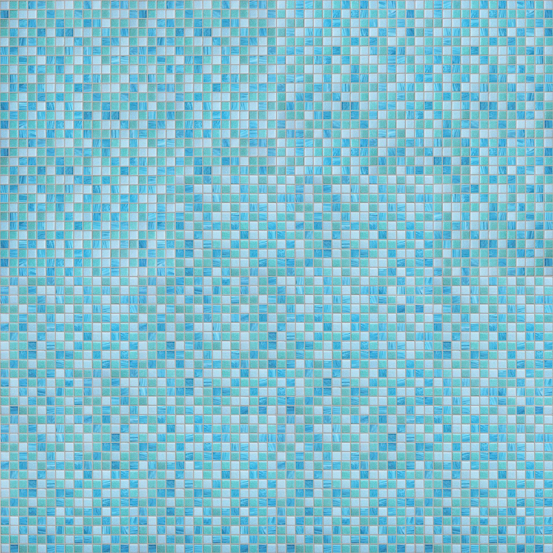 Мікс зі скляної мозаїки Colibri Mosaic Артика 54 Бірюзово-блакитний