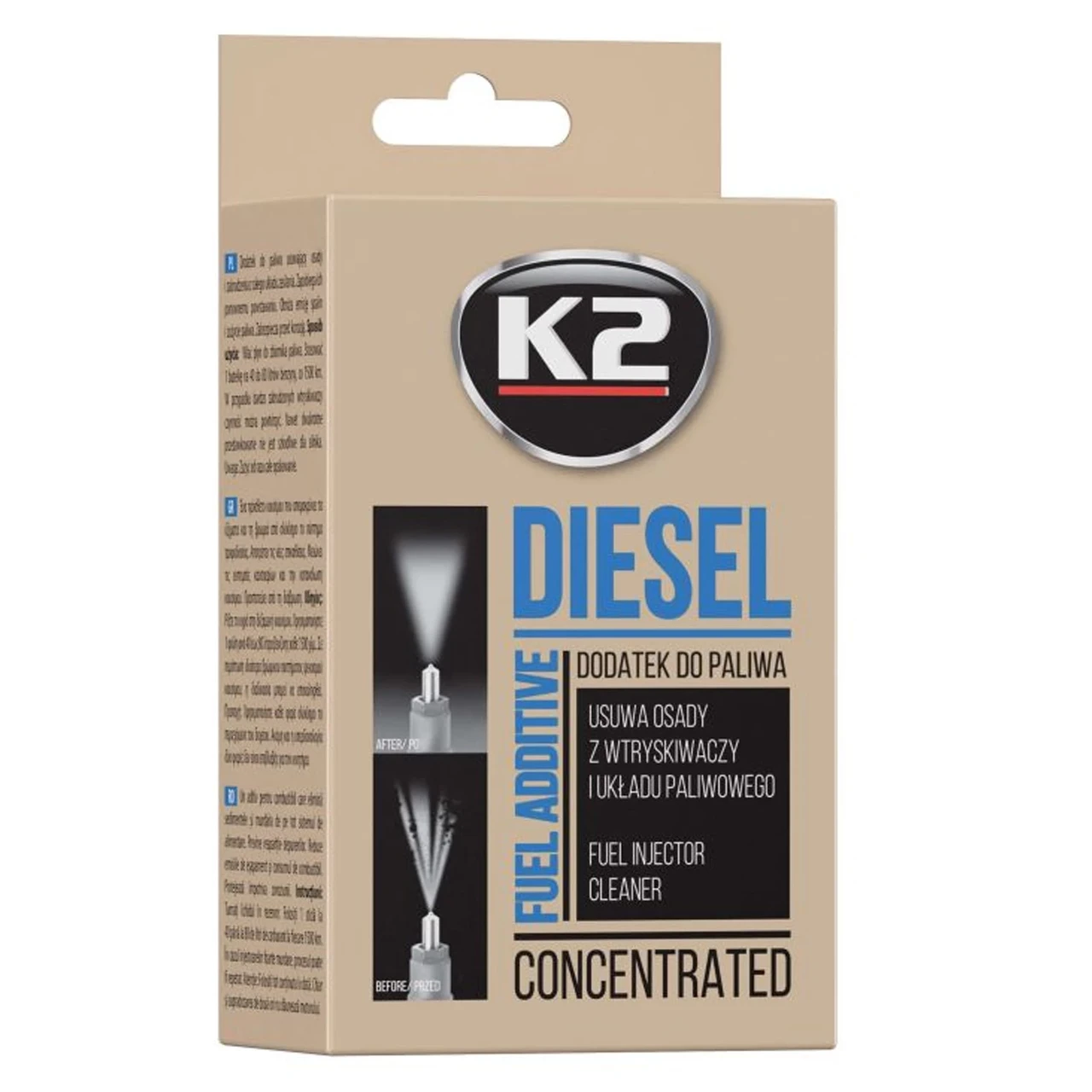 Очищувач форсунок K2 Diesel присадка в дизельне паливо - фото 3 Очищувач форсунок K2 Diesel присадка в дизельне паливо - фото 3