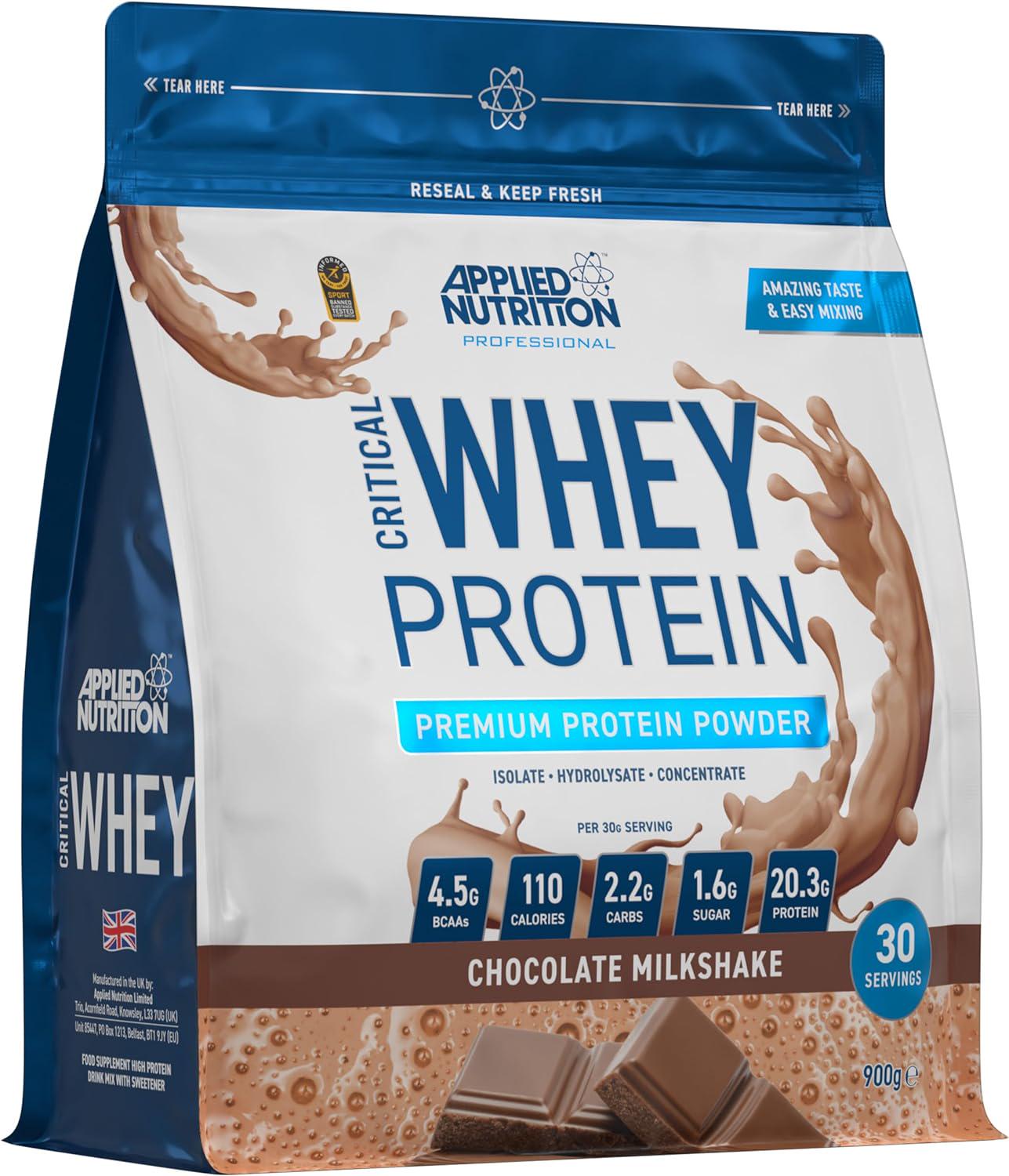 Протеин Applied Nutrition Critical Whey Chocolate Milkshake 900 г